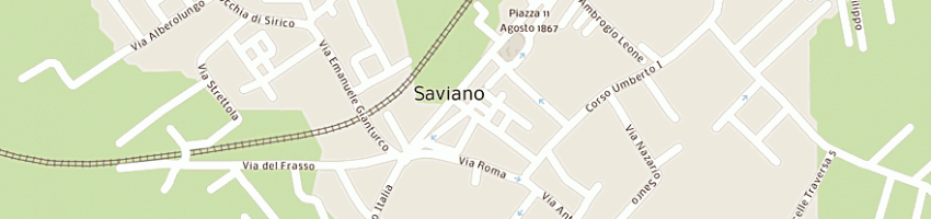 Mappa della impresa il mercatone sud sas - di tufano salvatore a SAVIANO
