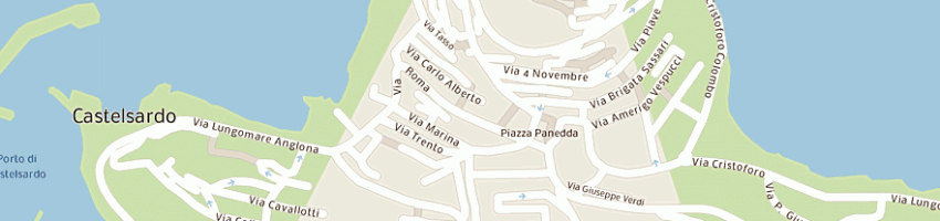 Mappa della impresa porqueddu michelina a CASTELSARDO