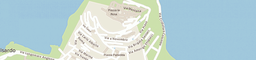 Mappa della impresa azienda usl n1 sassari a CASTELSARDO