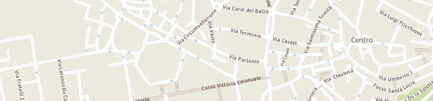 Mappa della impresa centro italiano femminile a AVELLINO