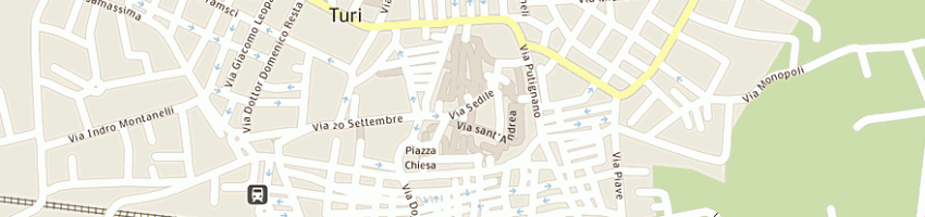 Mappa della impresa municipio a TURI