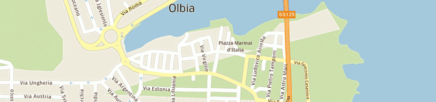 Mappa della impresa meloni rosanna tomasino a OLBIA