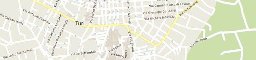 Mappa della impresa pub al marchese di de michele giacomo e figli sas a TURI