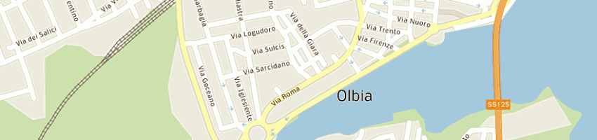 Mappa della impresa anpac a OLBIA