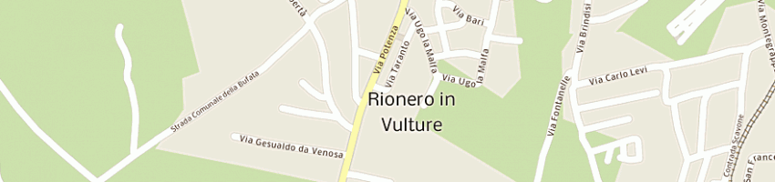 Mappa della impresa calice editori sas a RIONERO IN VULTURE