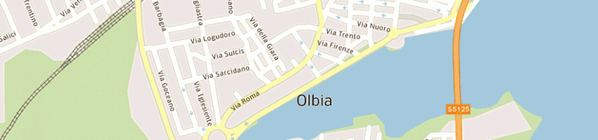 Mappa della impresa bonannini mario a OLBIA