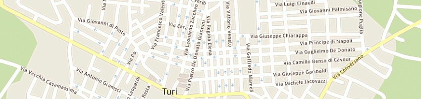 Mappa della impresa bianco paolo a TURI