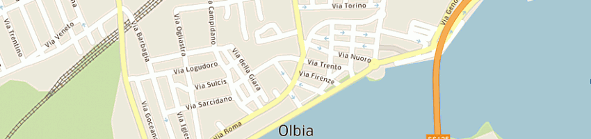 Mappa della impresa bifulco luigi snc a OLBIA