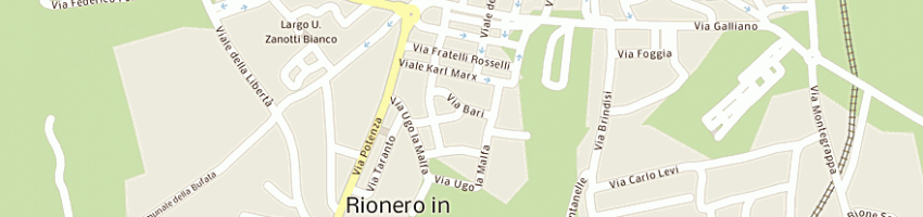 Mappa della impresa telesca donata a RIONERO IN VULTURE