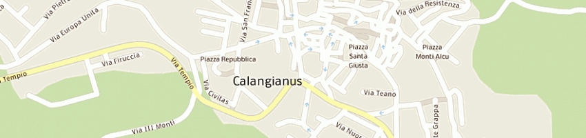 Mappa della impresa lega la sughereta spi cgil a CALANGIANUS