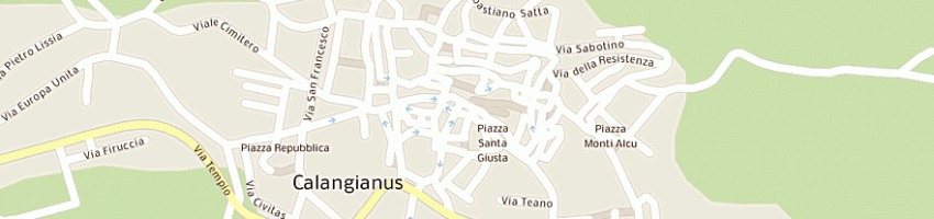 Mappa della impresa brundu silvana a CALANGIANUS