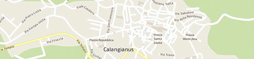 Mappa della impresa cossu piera paola a CALANGIANUS