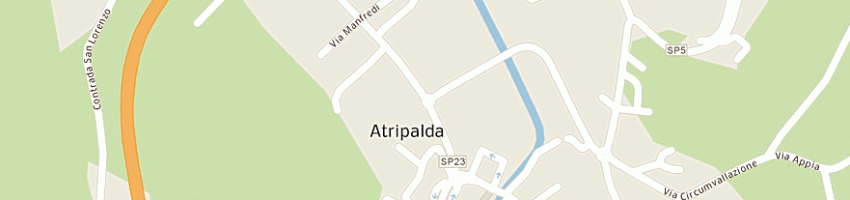 Mappa della impresa sovrintendenza antichita' a ATRIPALDA
