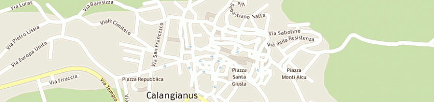 Mappa della impresa inzaina mauro a CALANGIANUS