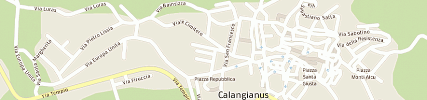 Mappa della impresa casa vinicola flli tamponi di tito, di franco e plinio snc a CALANGIANUS