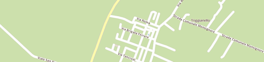 Mappa della impresa poste italiane - ufficio postale di triggianello a CONVERSANO