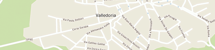 Mappa della impresa chini luigi a VALLEDORIA
