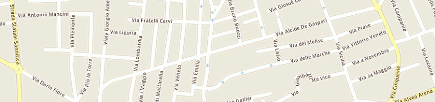 Mappa della impresa municipio scuola materna a ARPINO