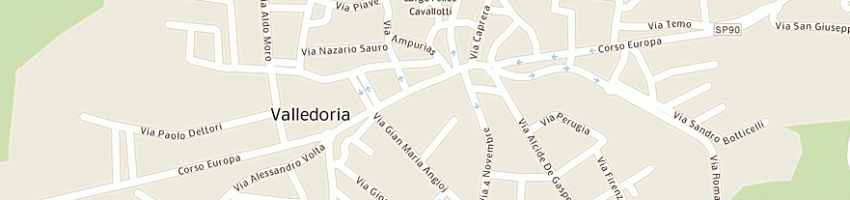 Mappa della impresa loriga giulio a VALLEDORIA