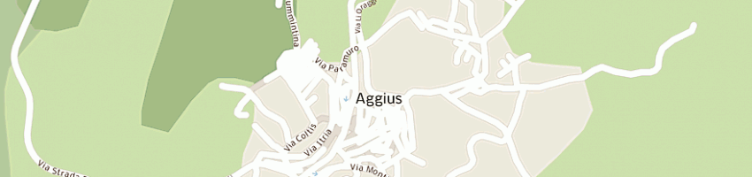 Mappa della impresa pizzeria trattoria calimero a AGGIUS