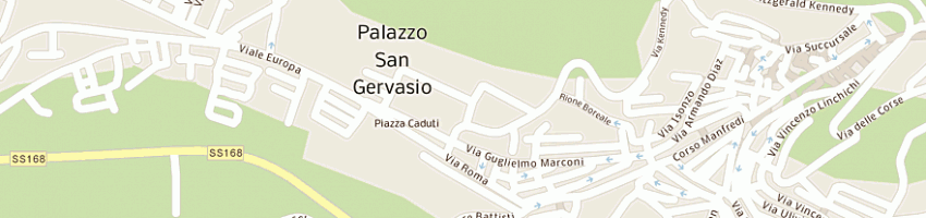 Mappa della impresa ares costruzioni generali spa a PALAZZO SAN GERVASIO