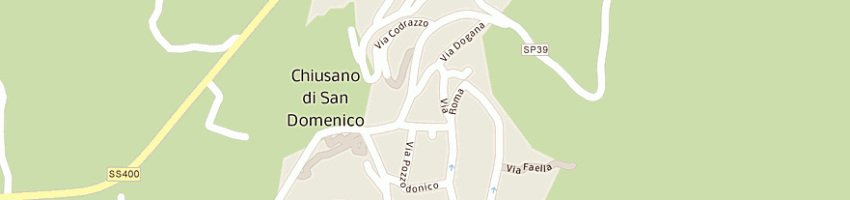 Mappa della impresa carabinieri a CHIUSANO DI SAN DOMENICO