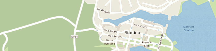 Mappa della impresa galleria bazar di maddau gbattistina a STINTINO