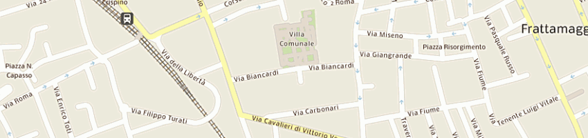 Mappa della impresa pizzeria '' la villa '' di v di mauro e csas a FRATTAMAGGIORE