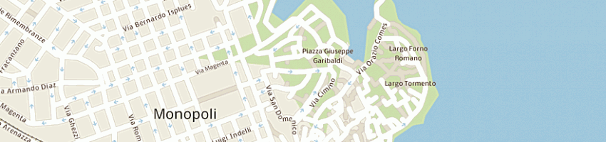 Mappa della impresa municipio a MONOPOLI