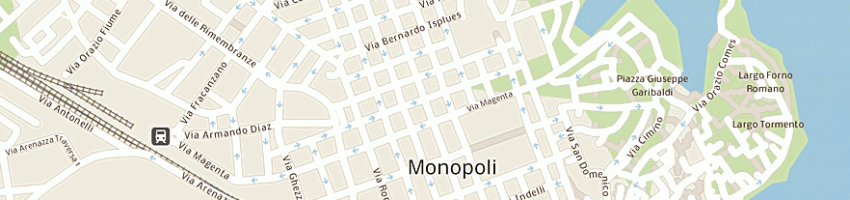 Mappa della impresa exatel store srl a MONOPOLI