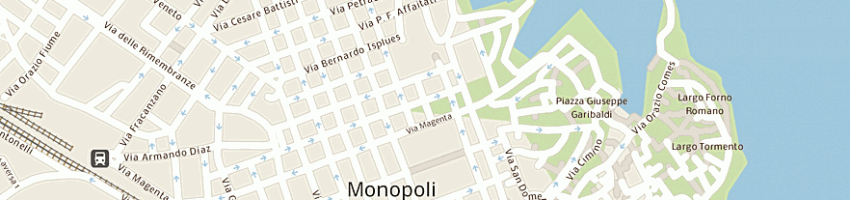 Mappa della impresa autolinee lentini a MONOPOLI