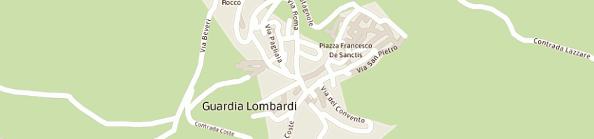Mappa della impresa centro culturale popolare a GUARDIA LOMBARDI