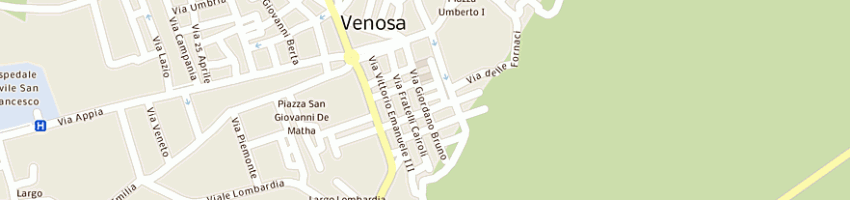 Mappa della impresa musco mario a VENOSA