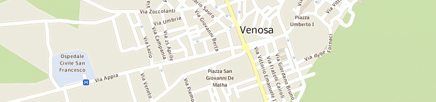Mappa della impresa lorusso giuseppe a VENOSA