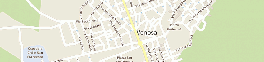 Mappa della impresa berardi srl a VENOSA