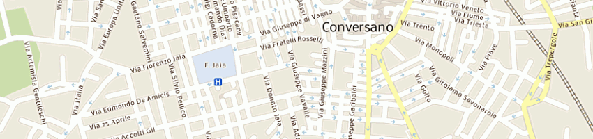 Mappa della impresa pace antonio a CONVERSANO