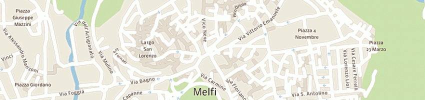 Mappa della impresa agenzia ricciuti viaggi e turismo a MELFI