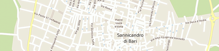 Mappa della impresa macelleria monno pasquale a SANNICANDRO DI BARI