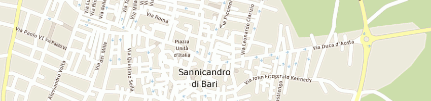 Mappa della impresa il nascondiglio di clarizio michele a SANNICANDRO DI BARI
