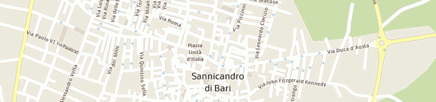 Mappa della impresa municipio a SANNICANDRO DI BARI