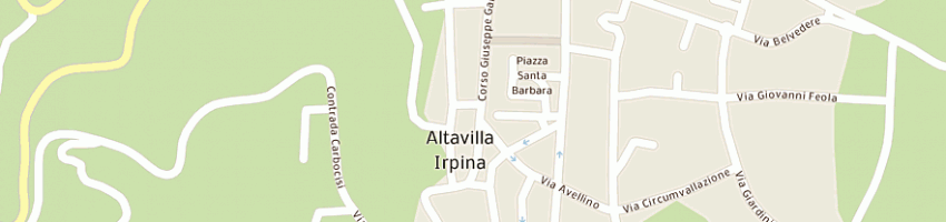 Mappa della impresa municipio a ALTAVILLA IRPINA
