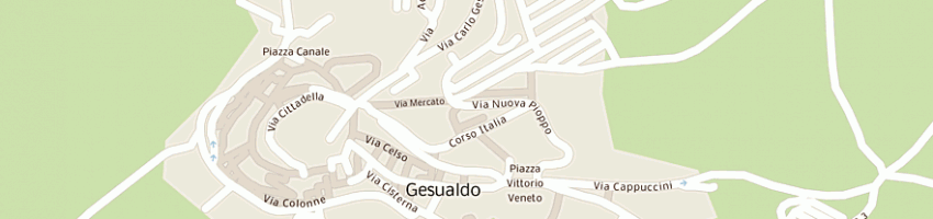 Mappa della impresa carabinieri a GESUALDO