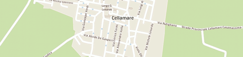 Mappa della impresa amministrazione comunale a CELLAMARE