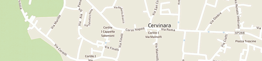 Mappa della impresa stanzione mario a CERVINARA