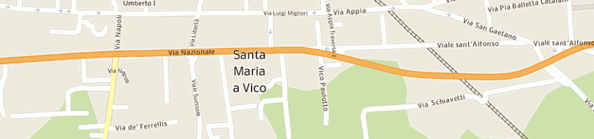 Mappa della impresa ferrovia alifana e benevento napoli societa' arl a SANTA MARIA A VICO