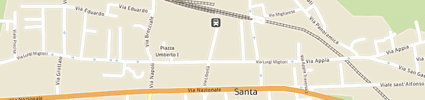 Mappa della impresa associazione nazionale carabinieri a SANTA MARIA A VICO