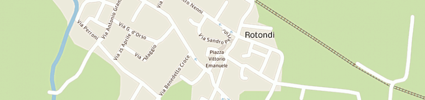 Mappa della impresa de rosa mario a ROTONDI