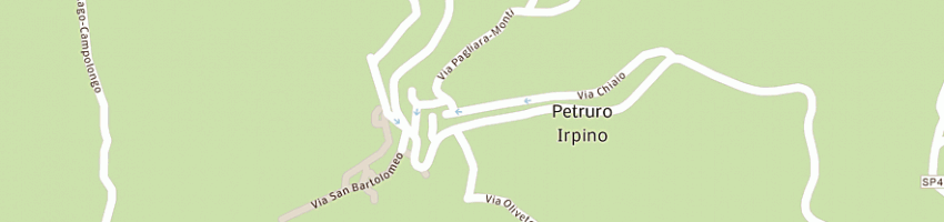 Mappa della impresa municipio a PETRURO IRPINO