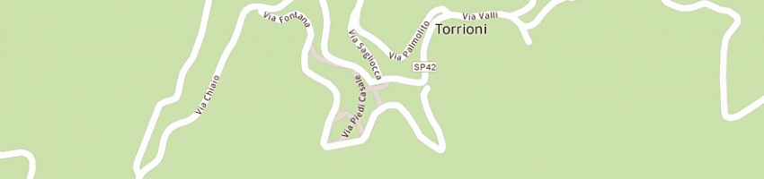 Mappa della impresa ristorante peluso a TORRIONI