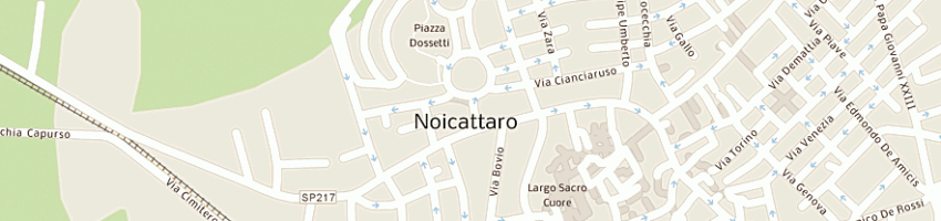 Mappa della impresa comune di monopoli a NOICATTARO